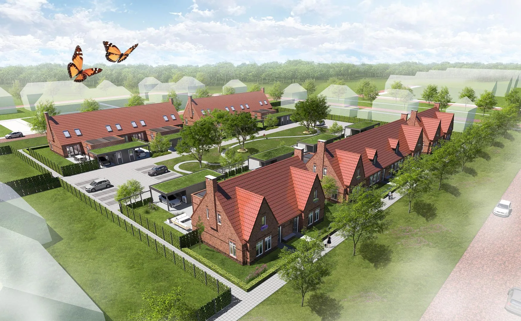 Impressie vogelvlucht