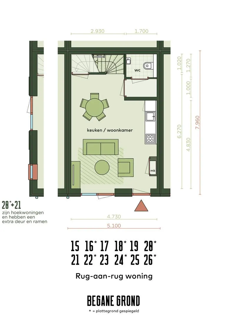 KameleonHofje Rug-aan-rug 0