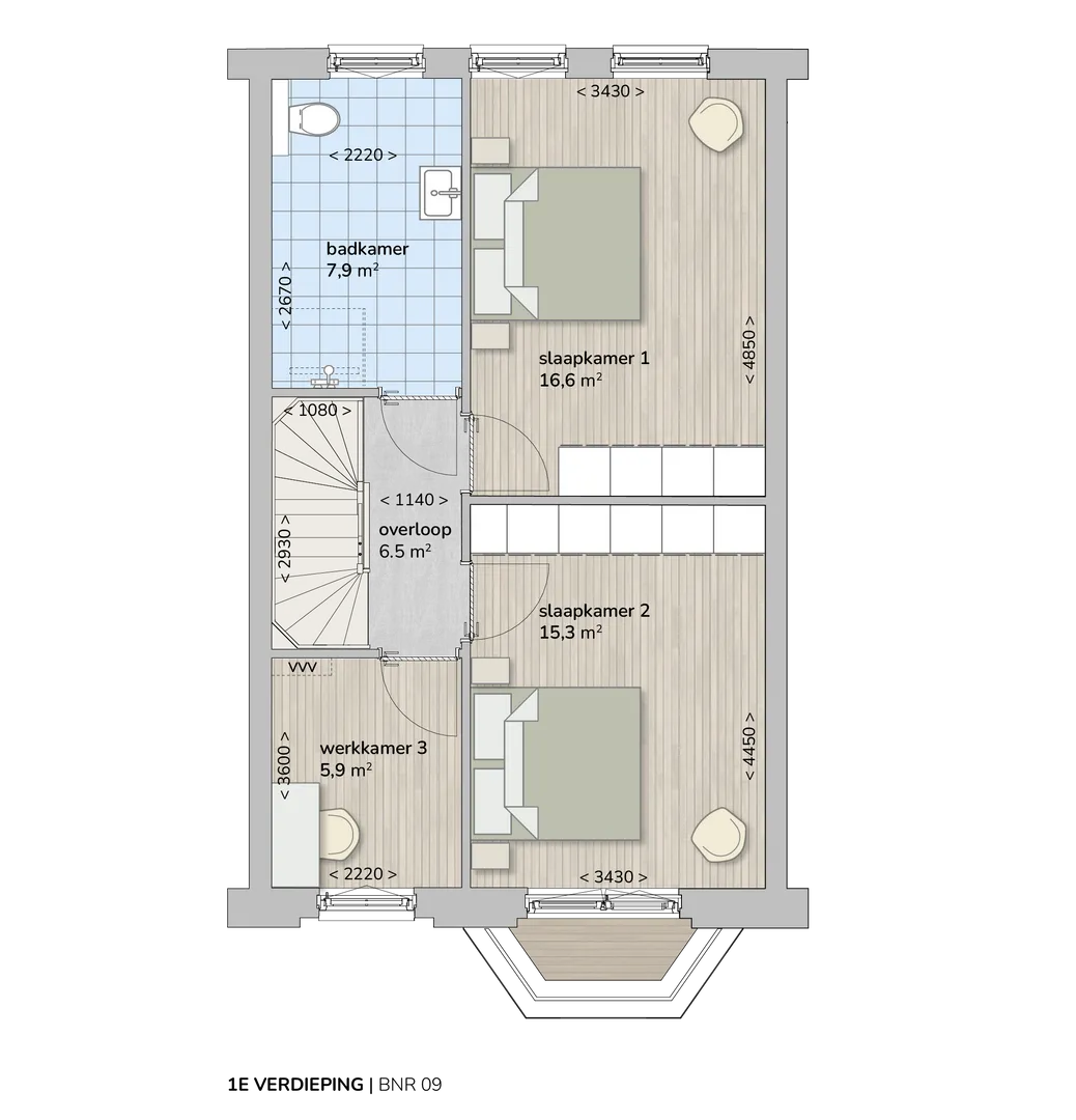 3 bnr-09 – 1e verdieping