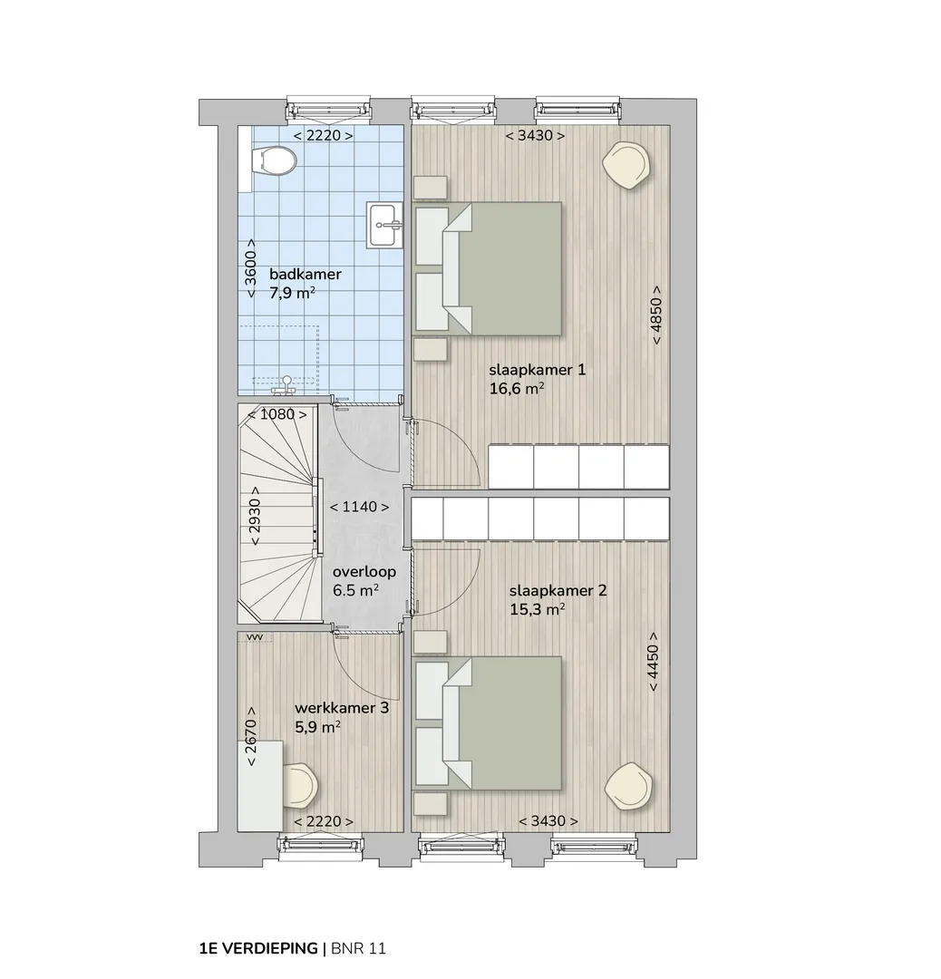 3 bnr-11 – 1e verdieping