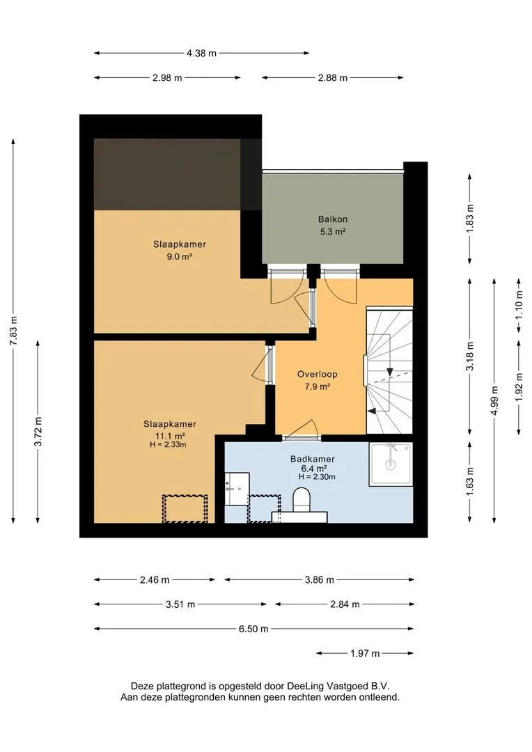 Eerste verdieping – 2D