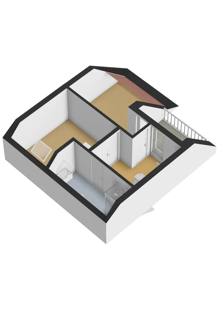 Eerste verdieping – 3D