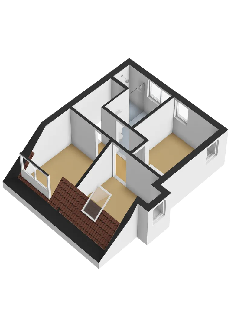 Eerste verdieping – 3D