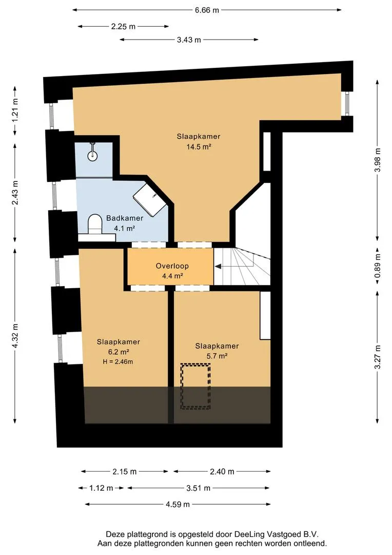 Eerste verdieping – 2D